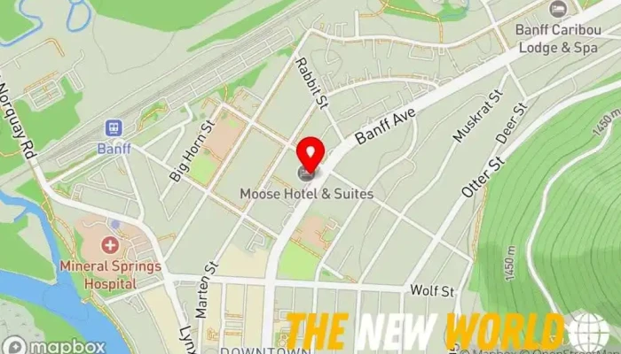 map of Meadow Spa & Pools Spa, Facial spa, Massage spa in Banff