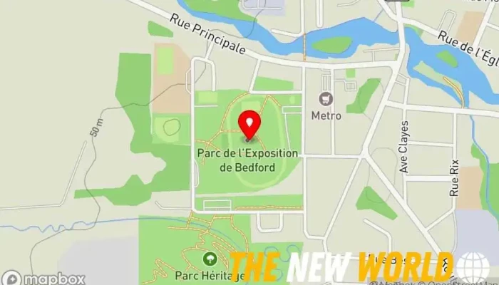 map of Mississquoi Agricultural Society Agricultural service, Association / Organization, Festival in Bedford