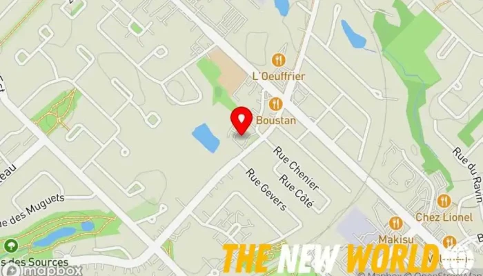 map of Muirwood Studio Software company in Blainville
