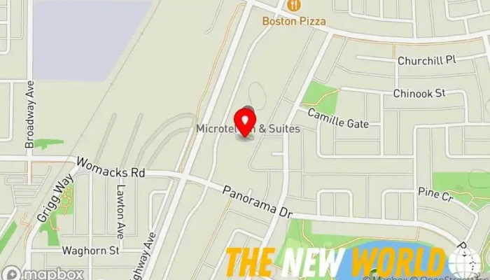 map of Mullets Barber Shop Blackfalds Barber shop in Blackfalds