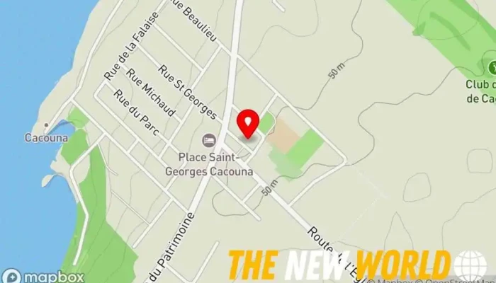 map of Municipalité de Cacouna City government office in Cacouna