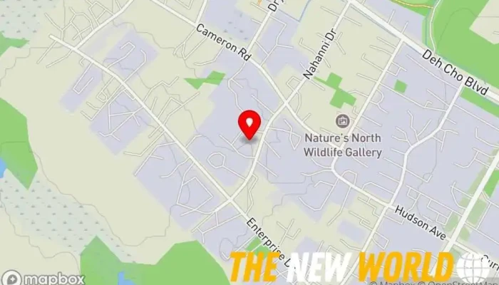 map of Nahanni Construction Ltd Construction company, Construction equipment supplier, General contractor, Industrial equipment supplier, Mining consultant in Yellowknife