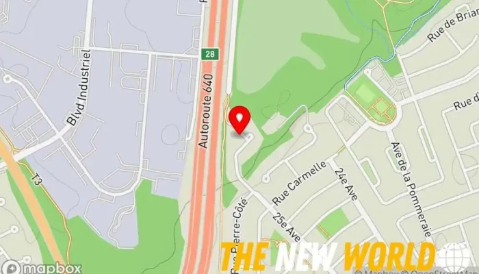 map of Natura Condominium complex in Bois-des-Filion
