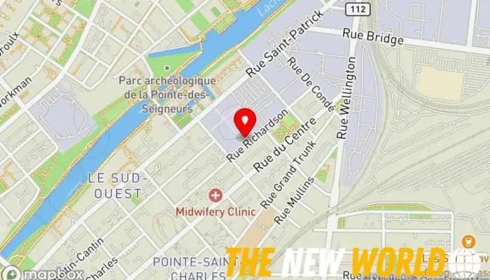 map of Nexus Innovations Software company in Montreal