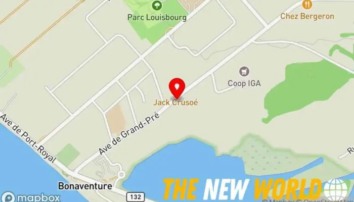 map of Norda Stelo Inc. Engineering consultant in Bonaventure