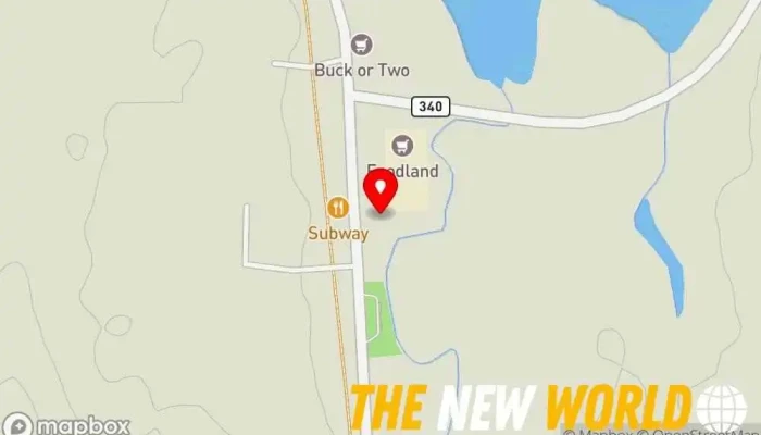 map of Northeast Financial Services Tax preparation service, Bookkeeping service, Payroll service in Lewisporte