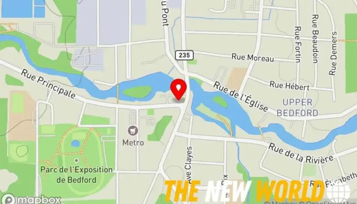 map of Opto-Réseau Bedford Optometrist, Contact lenses supplier, Eye care center, Optician, Sunglasses store in Bedford