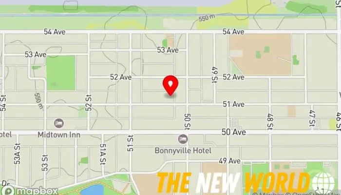 map of Pamela Gibbs Professional Corporation Certified public accountant in Bonnyville