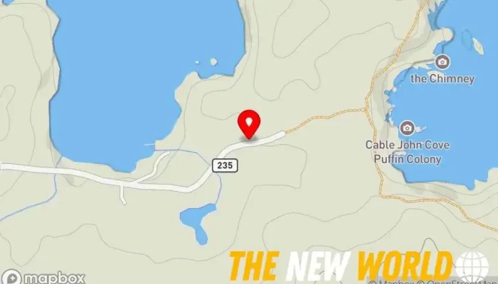 map of Parking area for Klondike Trail Parking lot in Elliston