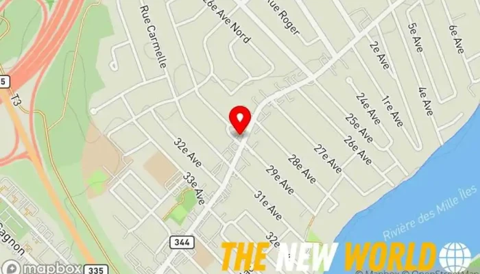 map of Passion Fleurie Florist, Boutique, Gift basket store in Bois-des-Filion