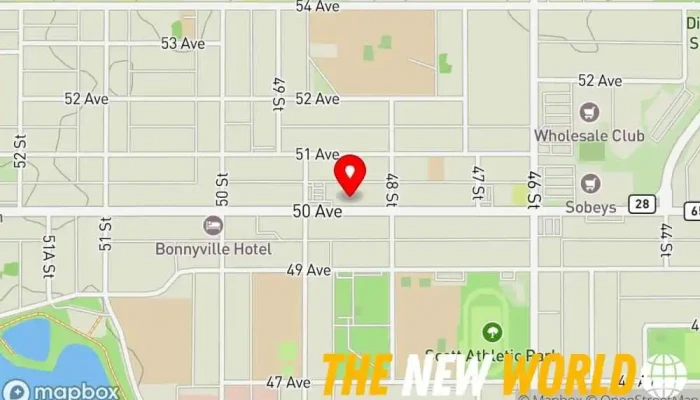 map of Peter B Mason Real Estate Lawyer Real estate attorney in Bonnyville