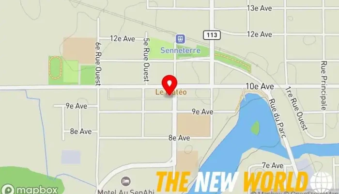 map of PME inter Notaires Abitibi Inc Notary public in Senneterre