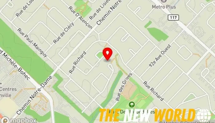 map of Portail Nominis Inc Real estate consultant, Information services, Land registry office in Blainville