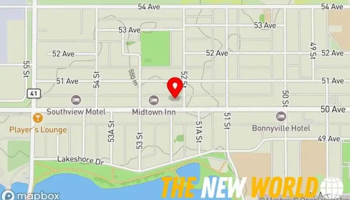 map of Property Support Services Real estate consultant in Bonnyville