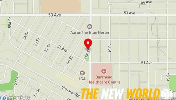 map of Ravencrest Insurance Agency Inc. Insurance agency in Barrhead