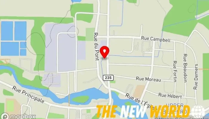 map of Restaurant La Pataterie Restaurant in Bedford