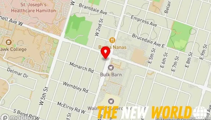 map of RMA Consulting Business management consultant in Hamilton