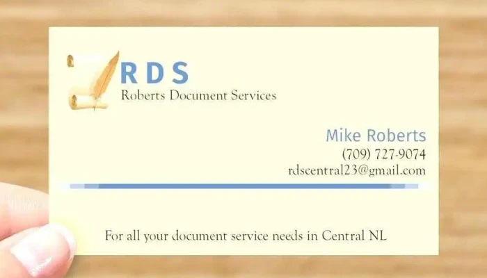 Roberts Document Services -  By Owner - Botwood
