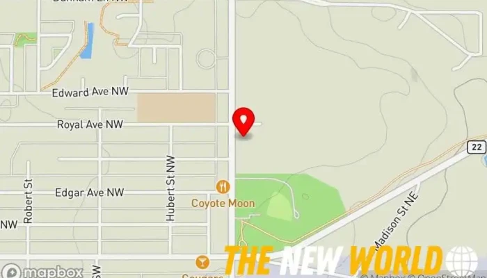 map of Royal Canadian Mounted Police (RCMP) Federal police in Diamond Valley