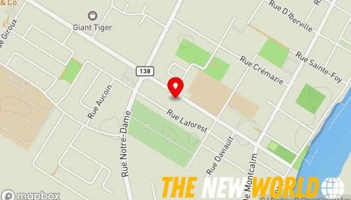 map of SADC de D'Autray-Joliette Business center, Economic development agency in Berthierville
