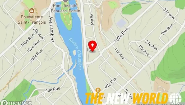 map of Salon Chic Shack - La boîte à beauté Hair salon in Beauceville