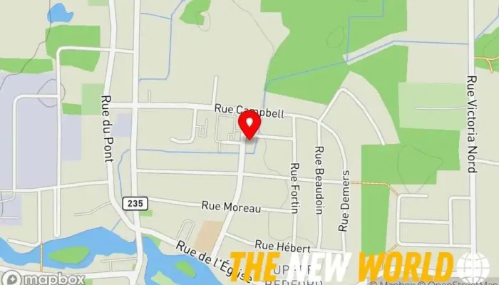 map of Salon De Coiffure Inter-Look Beauty salon in Bedford