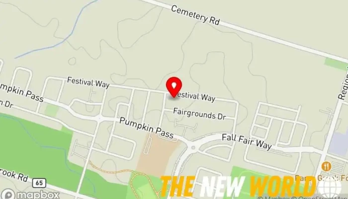 map of SandraKo Accounting Accounting firm in Binbrook