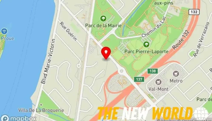 map of Schweitzer Engineering Laboratories Engineering consultant in Boucherville