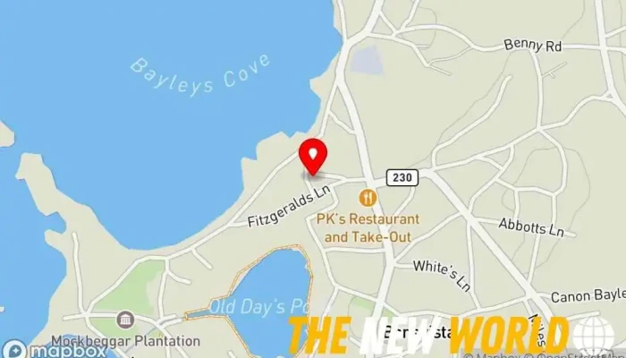 map of Seakissed Cottage Cottage rental in Bonavista