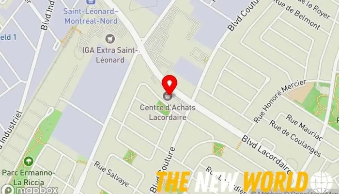 map of SGXTech Informatique Gaming PC Computer store, Computer repair service, Computer service, Computer support and services in Saint-Leonard