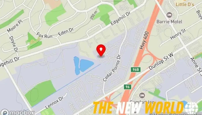 map of Slate Technology Solutions Software company in Barrie