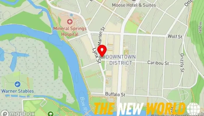 map of Stringam Law Legal services in Banff
