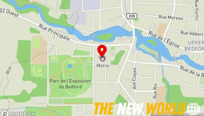 map of Super Marche Distribution service, Supermarket in Bedford