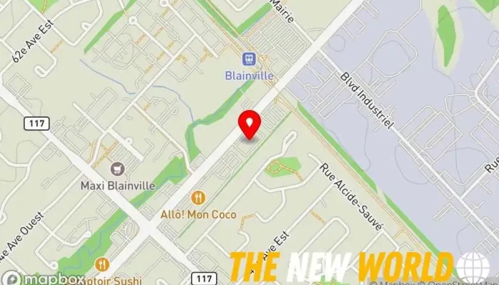 map of TalentWorld Employment agency, BPO placement agency, Human resource consulting, Recruiter, Temp agency, Unemployment office in Blainville