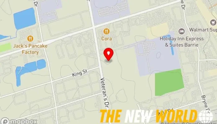 map of Tatham Engineering Engineering consultant in Barrie