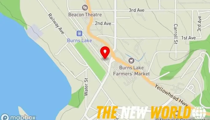 map of Tech North Solutions Inc Computer support and services in Burns Lake