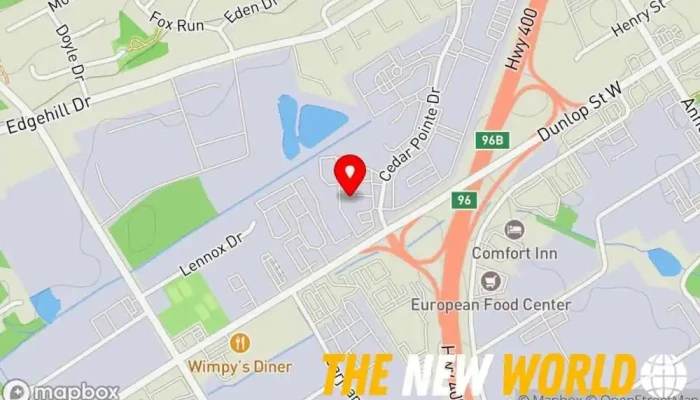 map of Tetra Tech Engineering consultant, Environmental consultant in Barrie