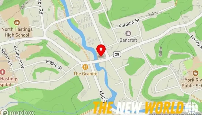 map of Thistle + Bloom Hair Studio Hair salon in Bancroft
