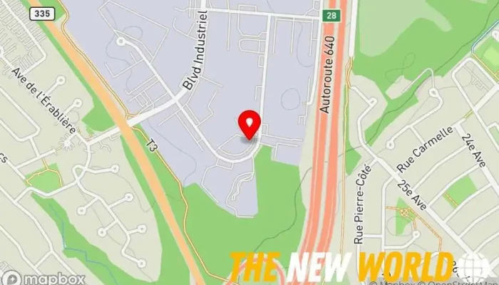 map of Toiture MR Couvreur inc. Roofing contractor, Construction company, Gutter cleaning service in Bois-des-Filion