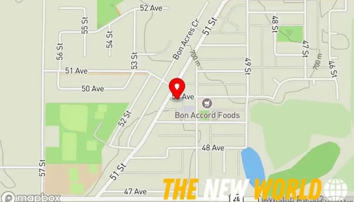 map of Town Of Bon Accord City government office, Tourist information center in Bon Accord