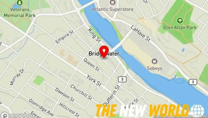 map of Town of Bridgewater City government office in Bridgewater
