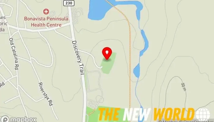 map of United Church Cemetery Cemetery in Bonavista