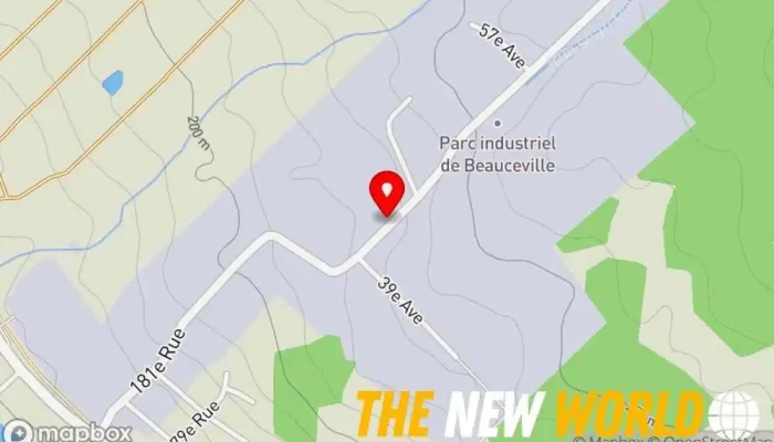 map of Veolia Services A L'Envrnnmnt Environmental consultant in Beauceville