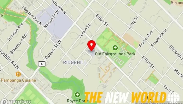 map of Visa Guru Inc. Immigration & naturalization service in Brampton