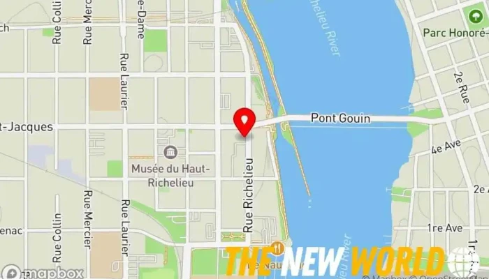 map of WEBEEX Informatique - Conception Web - Services Web - TI Store, Boutique, Computer accessories store, Computer support and services, Internet service provider, Website designer in Saint-Jean-sur-Richelieu