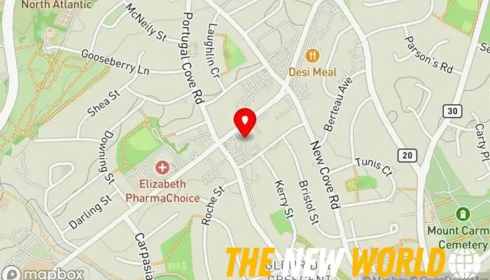 map of White Rock International Business Consulting Business management consultant in St. John's