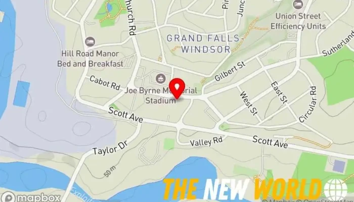 map of WorkplaceNL Health consultant in Grand Falls-Windsor