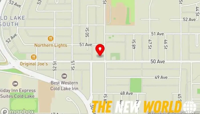 map of Worley Canada Environmental consultant in Cold Lake